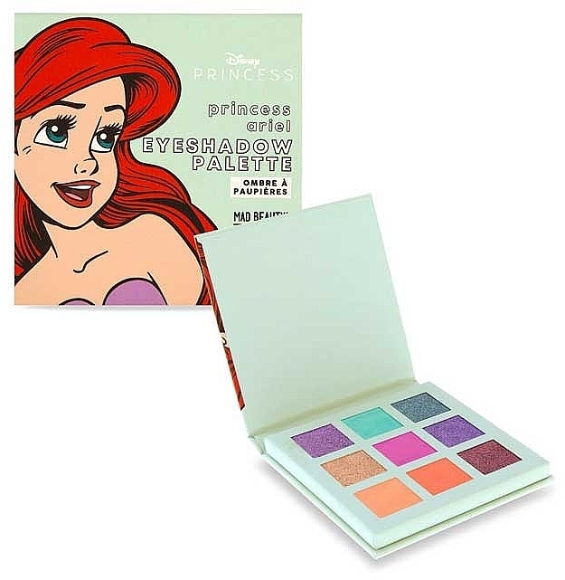 Lidschattenpalette Ariel - Mad Beauty Disney POP Princess Mini Ariel Eyeshadow Palette — Bild N1