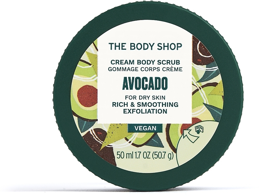Körperpeeling Avocado - The Body Shop Avocado Body Scrub — Bild N1