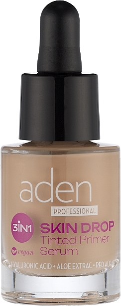 Gesichtsserum-Primer 3-in-1 - Aden Cosmetics Skin Drop Tinted Primer Serum — Bild N1