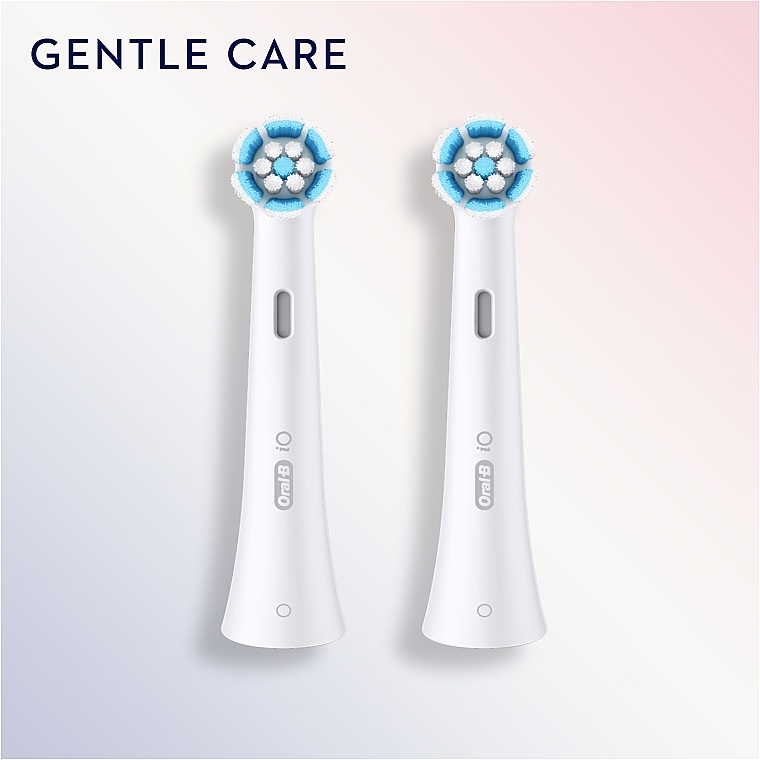 Austauschbare Zahnbürstenköpfe für elektrische Zahnbürste weiß - Oral-B Braun iO Gentle Care — Bild N15