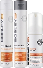 Haarpflegeset - Bosley Bos Revive Kit (Shampoo 150ml + Conditioner 150 + Haarbehandlung 100ml)  — Bild N2