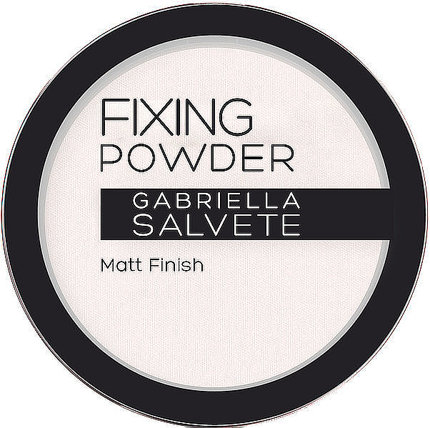 Transparender mattierender Fixierpuder - Gabriella Salvete Fixing Transparent Powder — Bild N1