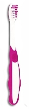 Kinderzahnbürste weich ab 3 Jahren weiß mit rosa - Wellbee Toothbrush For Kids — Bild N1