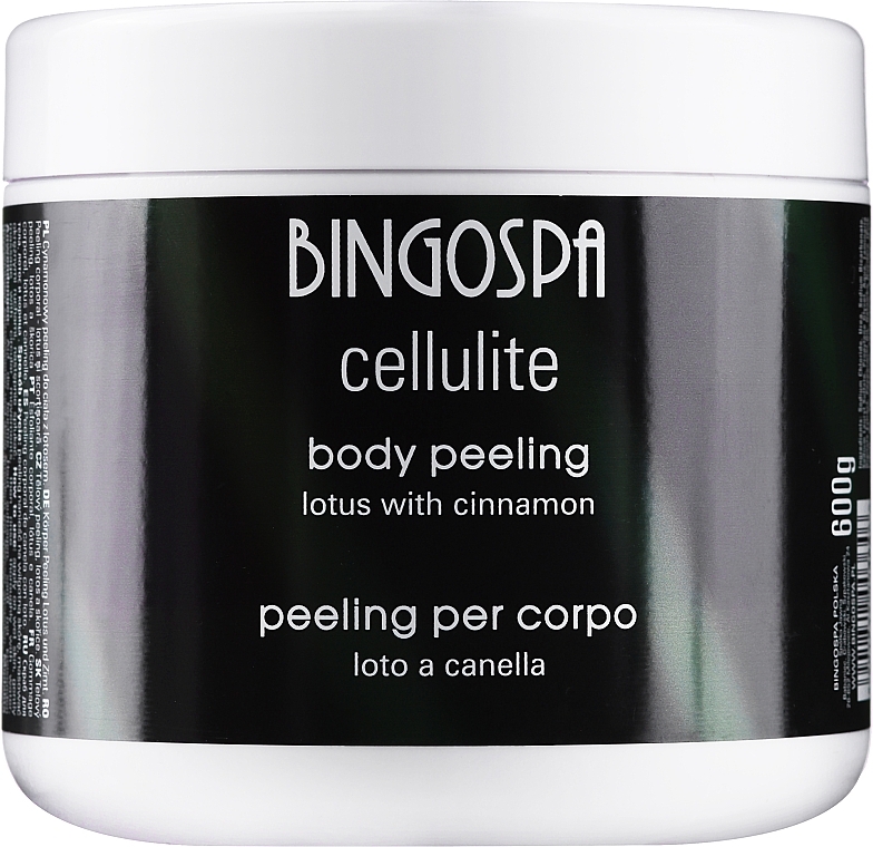 Anti-Cellulite Körperpeeling mit Zimt und Algen - BingoSpa Yoga Body Peeling Lotus With Cinnamon — Foto N1