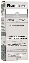 Aufhellende Gesichtsessenz gegen dunkle Pigmentflecken - Pharmaceris W Essence Correcting Brown Marks Albucin-PP — Bild N2