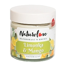 Düfte, Parfümerie und Kosmetik Creme-Deodorant mit Limette und Mango - Naturolove