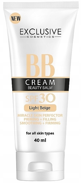 BB-Creme für das Gesicht - Exclusive Cosmetics BB Cream Beauty Balm SPF 30 — Bild N1