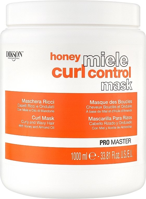 Honigmaske für lockiges Haar - Dikson Honey Miele Curl Control Mask  — Bild N1