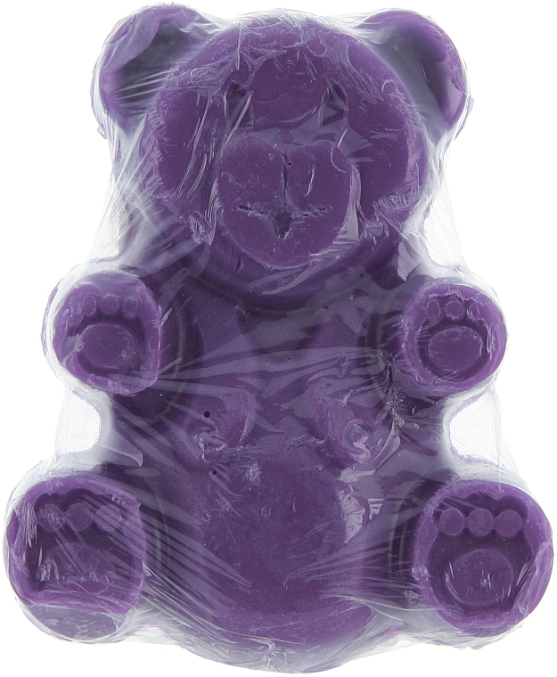 Seife Bärchen dunkelviolett - Aqua Cosmetics Purple Bear