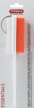 Düfte, Parfümerie und Kosmetik Bimsstein-Kombibürste 7066 mit langer Griff orange - Titania