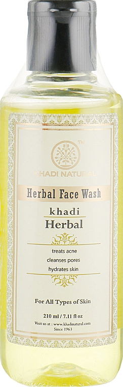 Pflanzliches Anti-Akne-Gesichtswaschgel - Khadi Natural Neem & Teatree Face Wash — Bild N1