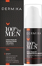 Gesichtscreme gegen tiefe Falten für Männer 50+ - Dermika Anti-Wrinkle And Anti-Furrow Cream 50+ — Bild N2