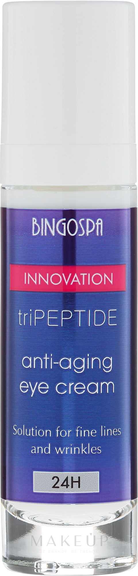 Anti-Aging Augencreme mit Tripeptiden - BingoSpa Innovation TriPeptide Anti-Aging Eye Cream — Bild 50 g