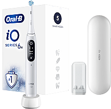 Düfte, Parfümerie und Kosmetik Elektrische Schallzahnbürste, weiß - Oral-B Braun iO Serie 6