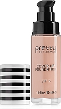 Düfte, Parfümerie und Kosmetik Foundation SPF 15 - Flormar Pretty Cover Up Foundation