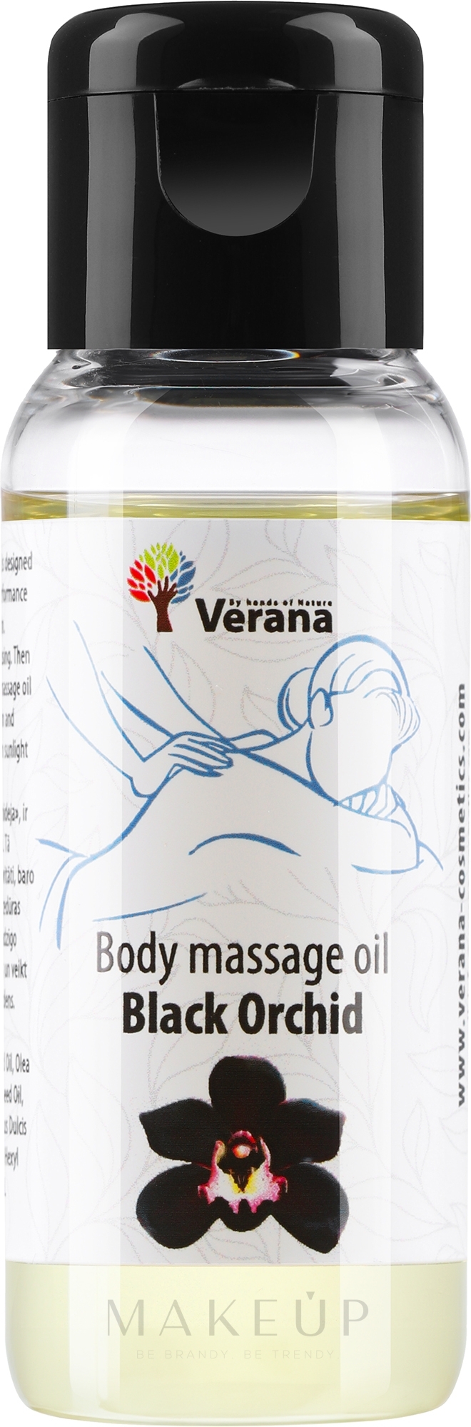 Massageöl für den Körper Black Orchid - Verana Body Massage Oil — Bild 30 ml