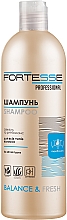 Shampoo für alle Haartypen mit Seetang - Fortesse Professional Balance & Fresh Shampoo — Bild N1