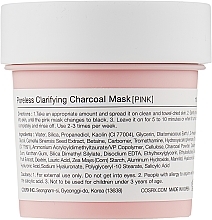 Reinigungsmaske für das Gesicht mit Aktivkohle - Cosrx Poreless Clarifying Charcoal Mask Pink — Bild N2