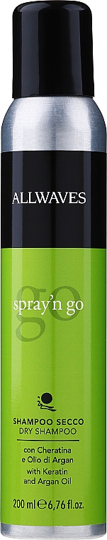 Trockenshampoo mit Keratin und Arganöl - Allwaves Spray'n Go Dry Shampoo — Foto N1
