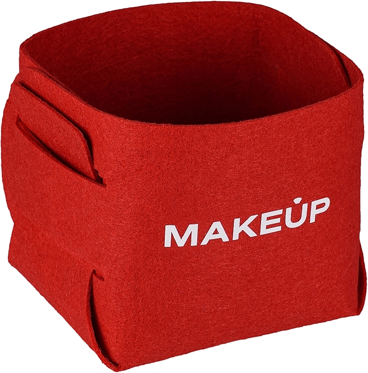 Organizer für Kosmetika Beauty Basket rot - MAKEUP Desk Organizer Red — Bild N2
