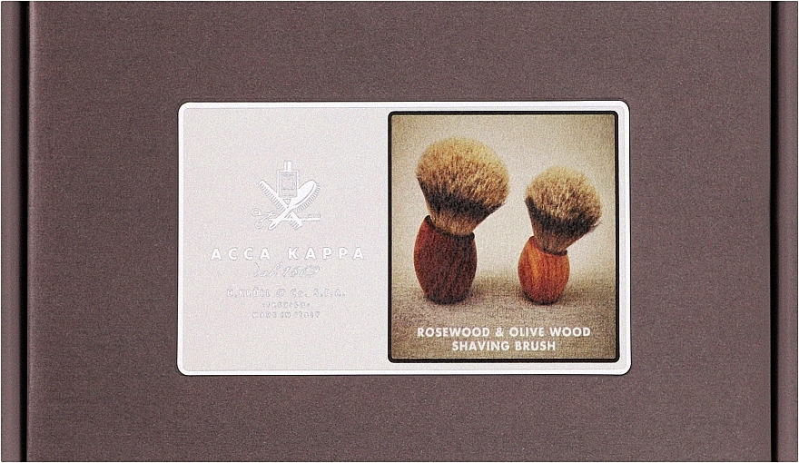 Rasierpinsel klein - Acca Kappa Ercole Olive Wood Shaving Brush — Bild N2