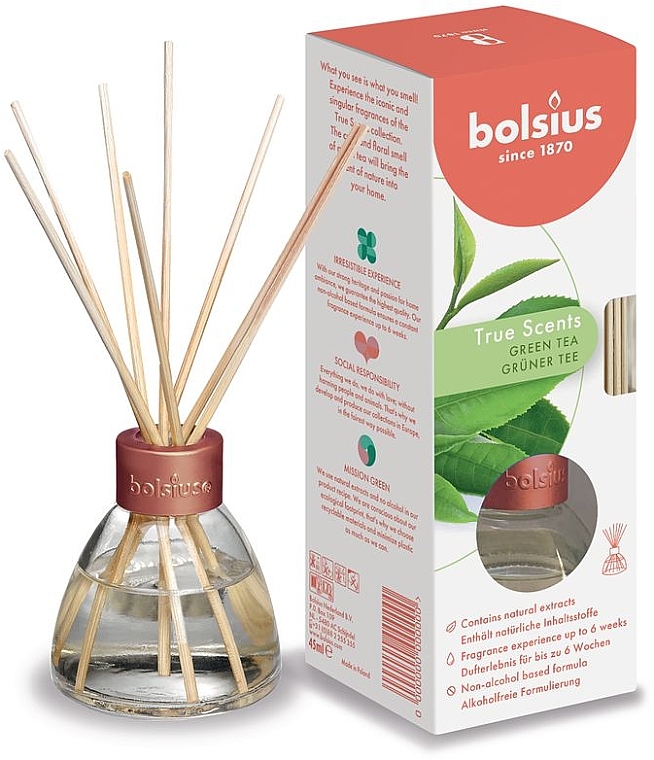 Raumerfrischer Grüner Tee - Bolsius Fragrance Diffuser True Scents — Bild N1