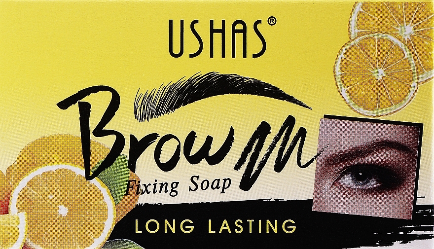 Augenbrauenfestigungsseife mit Zitrone - Ushas Brow Fixing Soap Long Lasting — Bild N2