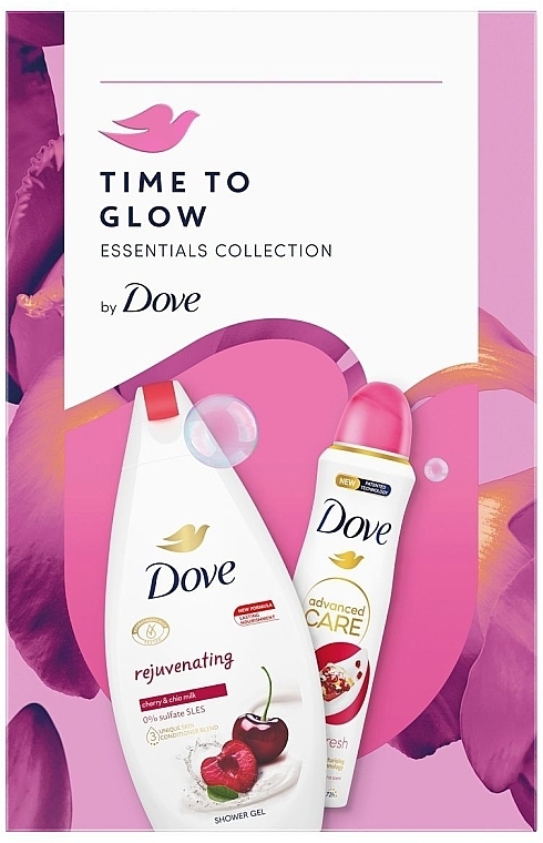 Set - Dove Essentials Rejuvenating (sh/gel/250ml + deo/150ml) — Bild N1
