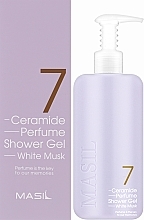 Duschgel mit Jasmin- und Moschusduft - Masil 7 Ceramide Perfume Shower Gel White Musk — Bild N2