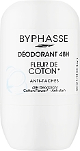 Deo Roll-on mit Baumwolle - Byphasse 48H Cotton Flower Deodorant — Bild N1