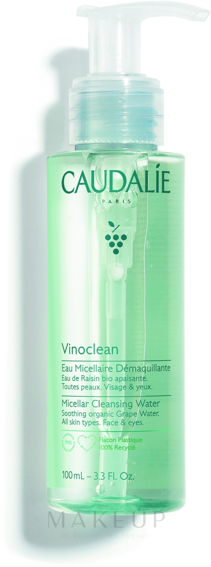 Mizellenwasser zum Abschminken - Caudalie Vinoclean Micellar Cleansing Water — Bild 100 ml