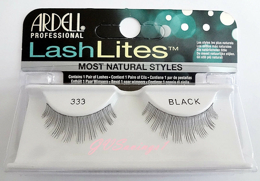 Künstliche Wimpern - Ardell LashLites Black 333 — Bild N1