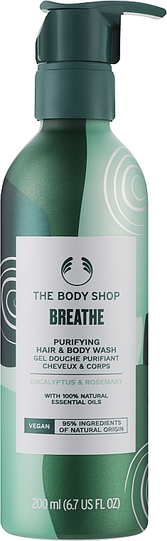 Shampoo-Duschgel - The Body Shop Breathe Hair & Body Wash — Bild N1