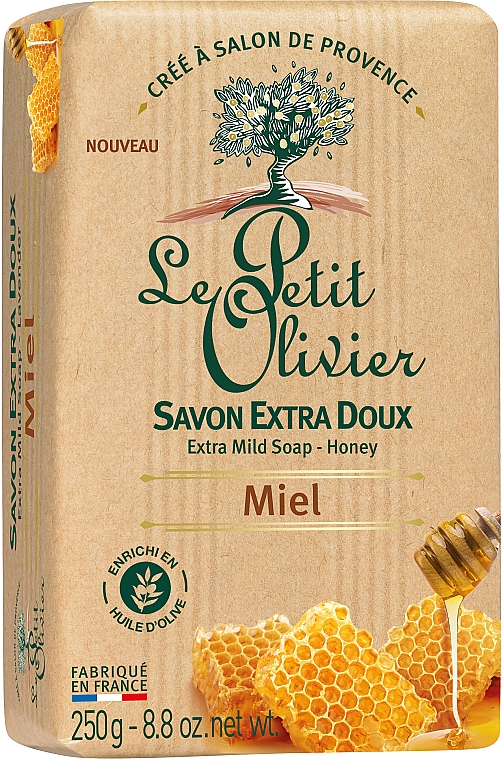 Seife Honig - Le Petit Olivier Extra mild soap Honey — Bild N2