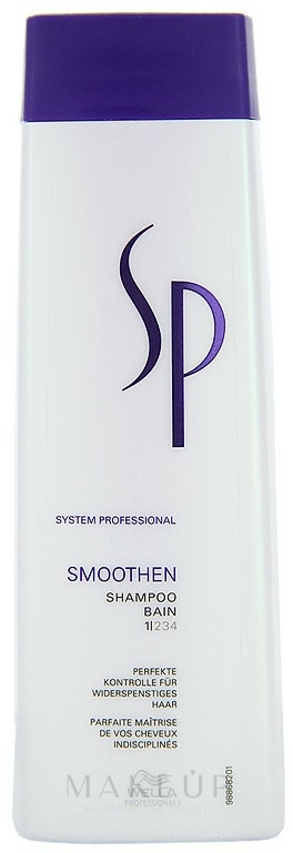 Shampoo für widerspenstiges Haar - Wella SP Smoothen Shampoo — Foto 250 ml