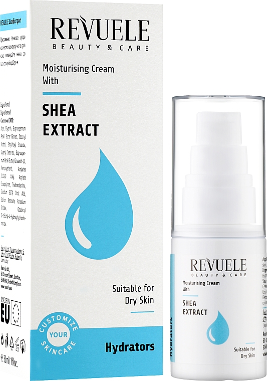 Gesichtscreme für trockene Haut mit Sheaextrakt - Revuele Hydrators Shea Extract — Bild N2