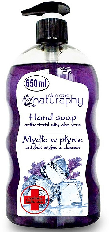 Antibakterielle Flüssigseife mit Lavendel und Aloe Vera - Naturaphy Hand Soap