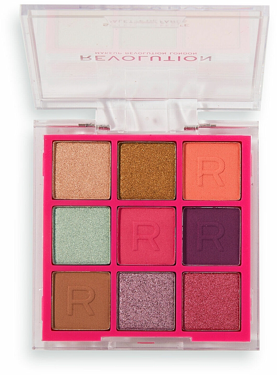 Lidschattenpalette - Makeup Revolution Neon Heat Eyeshadow Palette Tropic Pink — Bild N3