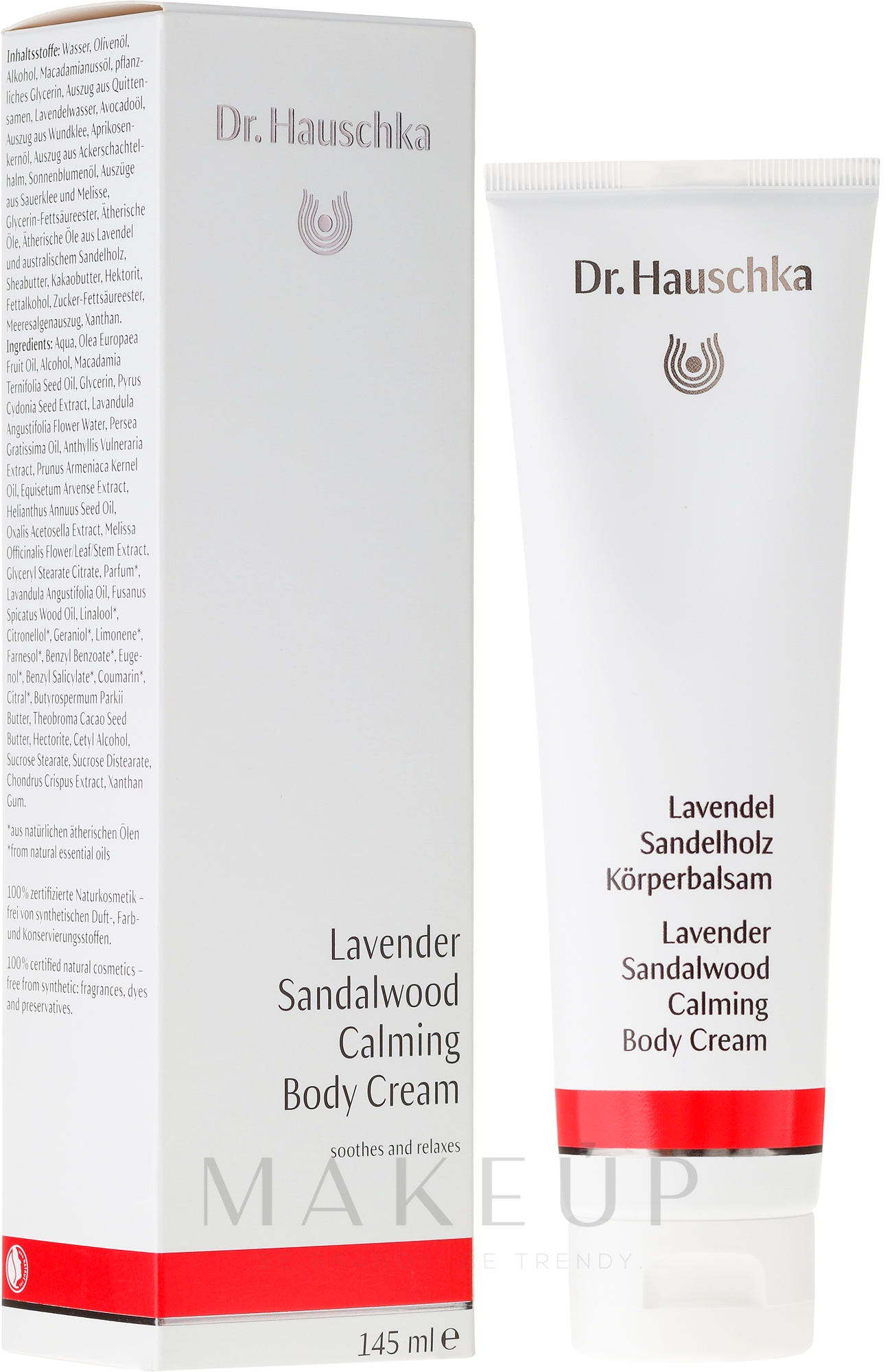 Beruhigender Körperbalsam mit Lavendel und Sandelholz - Dr. Hauschka Lavender Sandalwood Calming Body Cream — Bild 145 ml