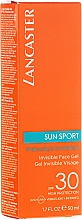 Wasserdichtes Gesichtsgel SPF 30, matt - Lancaster Sun Sport Invisible Face Gel SPF30 — Bild N1