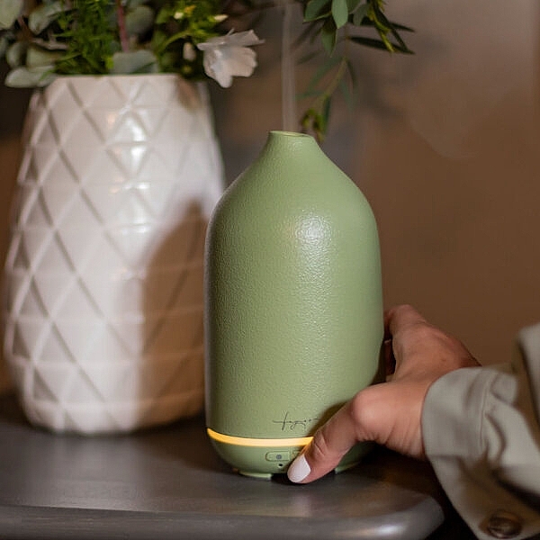 Ultraschall-Keramikdiffusor grün - Fagnes Relax Om Aroma Diffuser — Bild N2