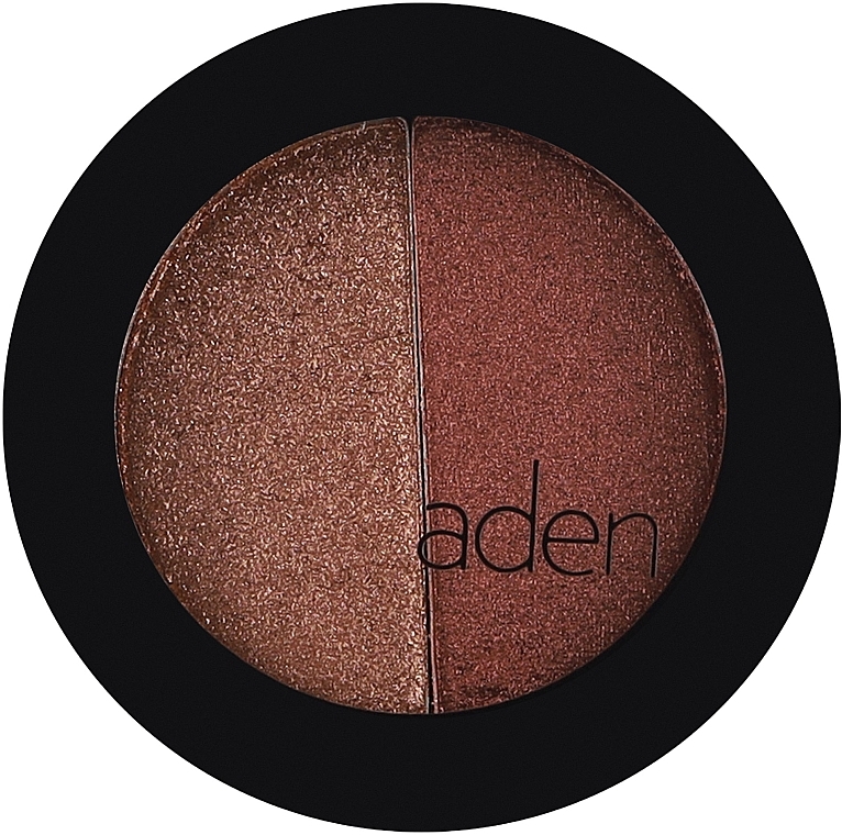 Lidschatten - Aden Cosmetics Shine Eyeshadow Powder Duo — Bild N2