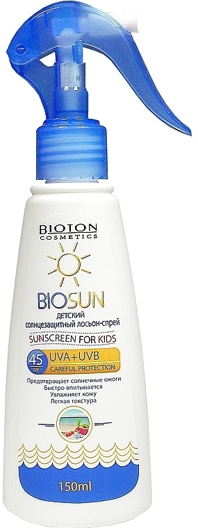 Sonnenschutzlotion-Spray für Kinder SPF 45 - Bioton Cosmetics BioSun — Bild N1