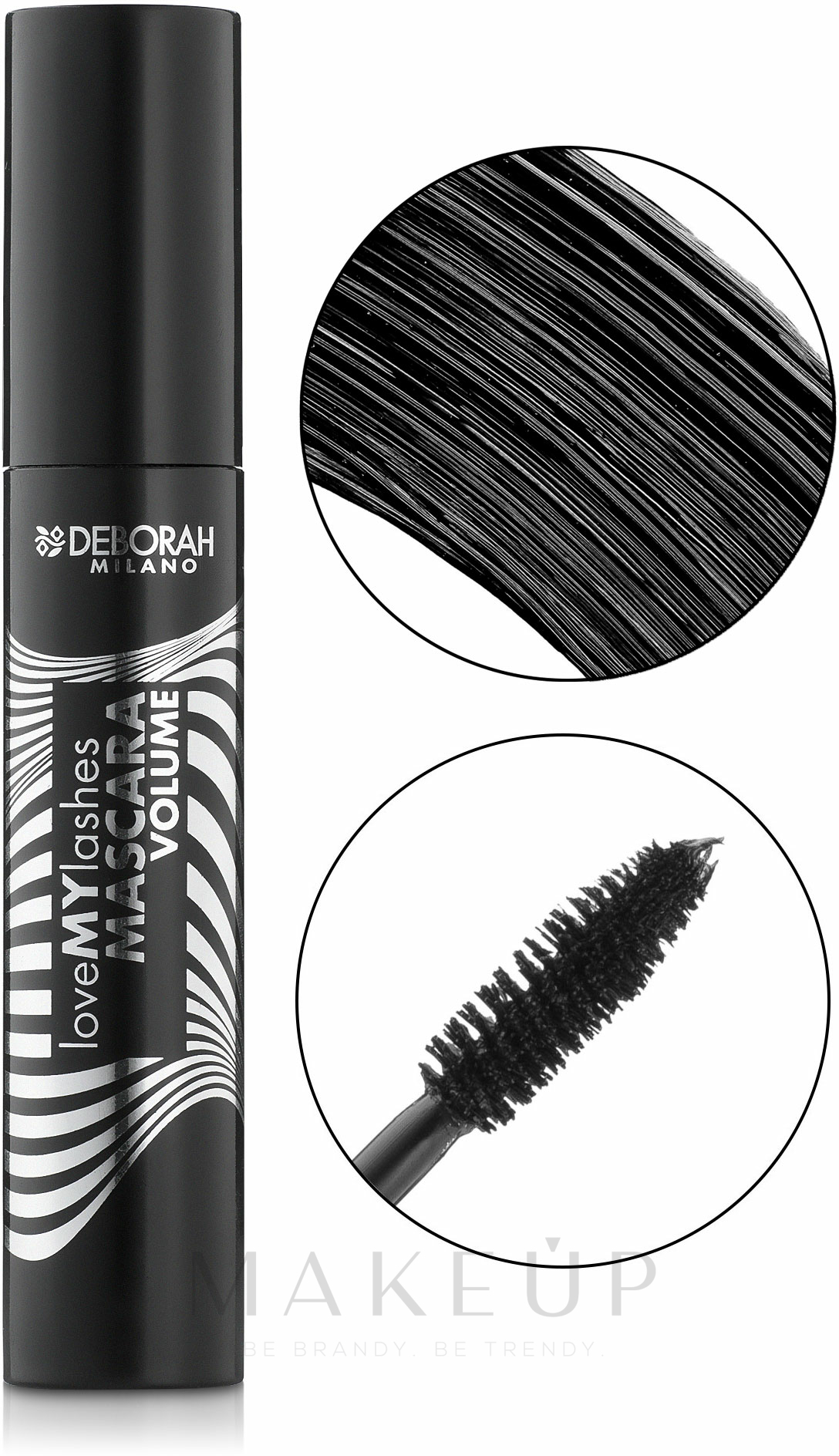 Mascara für voluminöse Wimpern - Deborah Milano Love My Lashes Mascara Volume — Bild Black