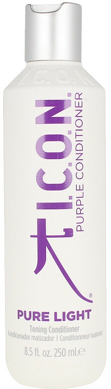 Feuchtigkeitsspendende und farbschützende Haarspülung mit Seetang und Bananenblätter - I.C.O.N. Pure Light Toning Conditioner — Bild N1