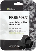 Düfte, Parfümerie und Kosmetik Tuchmaske für das Gesicht Holzkohle und Meersalz - Freeman Detoxifying Sheet Mask