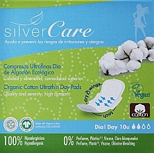 Düfte, Parfümerie und Kosmetik Slipeinlagen mit Flügeln aus Bio-Baumwolle 10 St. - Masmi Silver Care