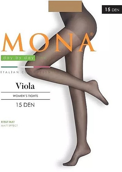 Strumpfhosen für Damen Viola 15 Den visone - MONA — Bild N1