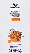 Natürliche Gesichtsmaske mit Sanddorn - Cosnature Multi-Power Face Mask Seabuckthorn — Bild N1