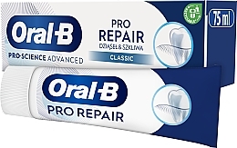 Zahnpasta - Oral-B Pro-Science Advanced Gum & Enamel Pro Repair Classic  — Bild N2